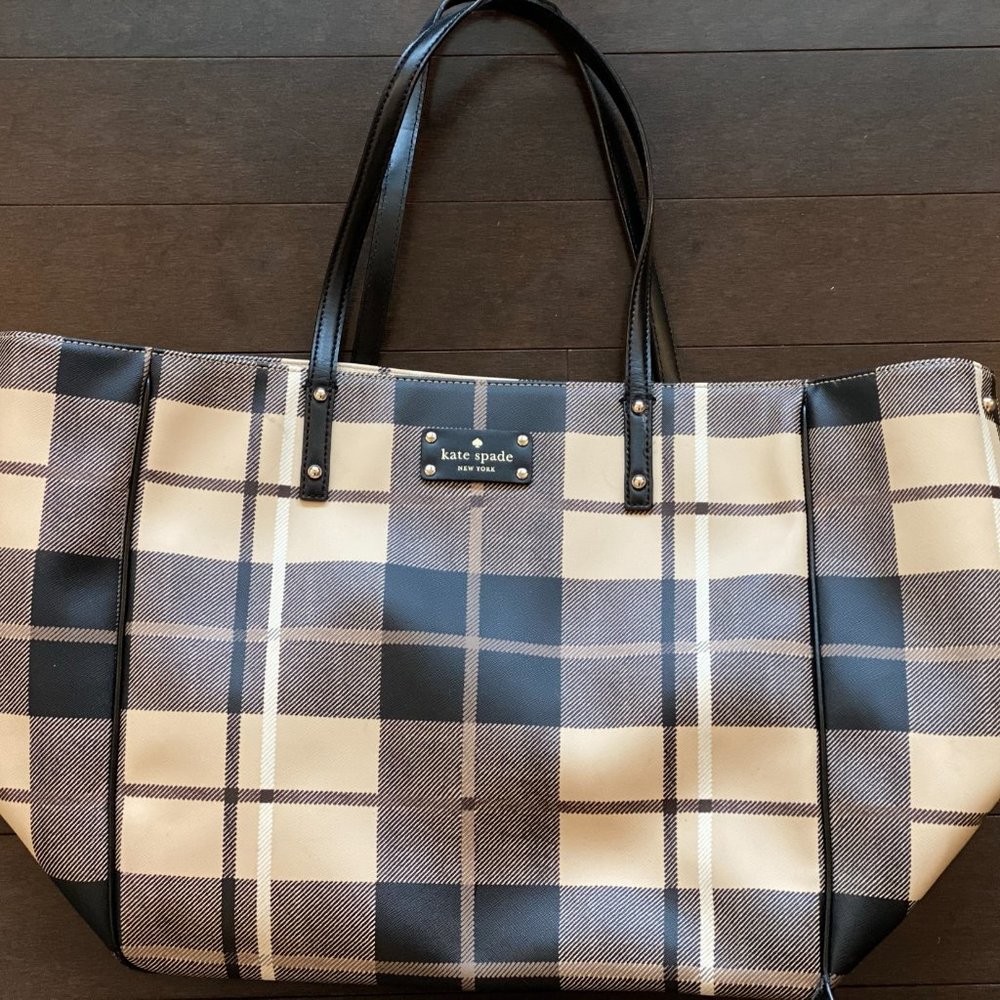 Kate Spade Ryan Pumice Multi Tote Handbag Purse